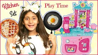 Anantya & Lavanya PRETEND PLAY Cooking With Minnie's Kitchen Set .. | #MyMissAnand #ToyStars