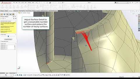 Chuyển đổi lưới điểm (Mesh) qua dạng bề mặt (Surface) trong SOLIDWORKS