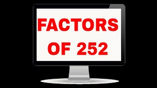 Factors of 252