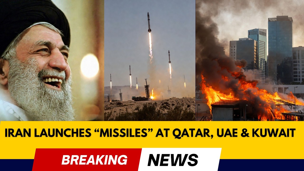 BREAKING : Iran Launches MISSILES at Qatar, UAE, Bahrain & Kuwait