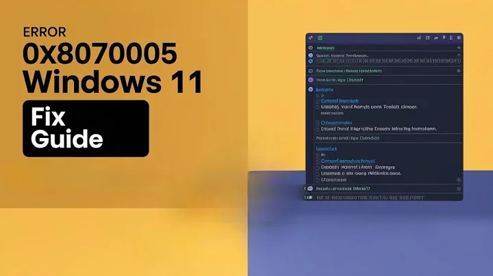 How To Fix Windows 11 Update Error 0x80070005 Ver 23H2 [Solved]