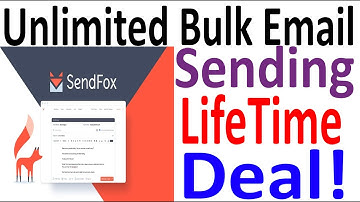 SendFox Discount: Unlimited Bulk Email Sending One-Time Price