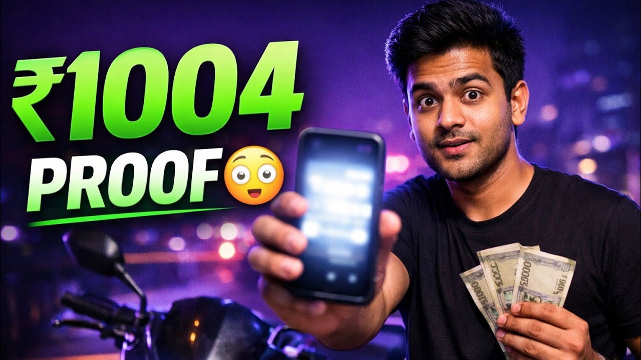 ₹1004 Earned in Few Hours? Full Proof Inside@uncoverwithraza #deliveryboy #dailyincome 