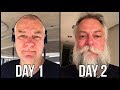 PAPA SHAVES HIS GLORIOUS BEARD (1 YEAR BEARD)