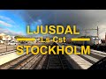 TRAIN DRIVER'S VIEW: Ljusdal-Stockholm