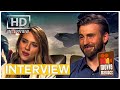 Captain America 2 Stars play the SUPERHERO GAME | Scarlett Johansson, Chris Evans