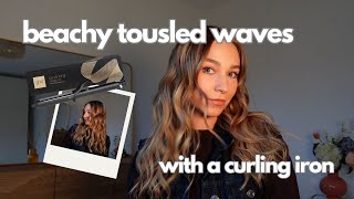 Beachy Textured Tousled Waves Hair Tutorial Using ghd 1 inch Classic Curl Tong/Curling Iron