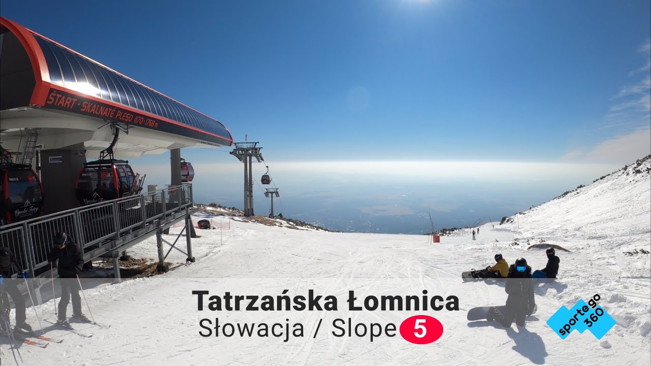 087 Tatrzańska Łomnica – | Ski Slope 5 Review | Dwa i pół km czerwonej