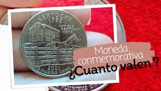 Moneda Conmemorativa Kentucky Año 2001. Quarters De Dólar Americano. Cuánto Valen?