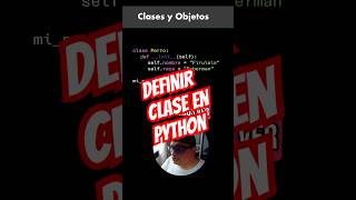 How to define a class in #Python #poo #tutorial #shorts