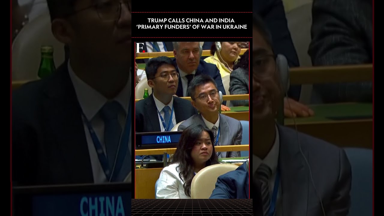  FirstpostNews Trump Calls India And China Primary Funders Of Ukraine War At UNGA