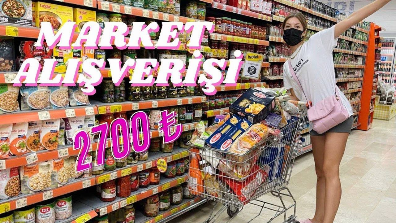EVİMİZE İLK DEV MARKET ALIŞVERİŞİ 🛒 BUZDOLABI DÜZENİ