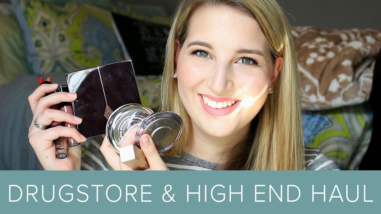 Drugstore & High End Haul - YouTube