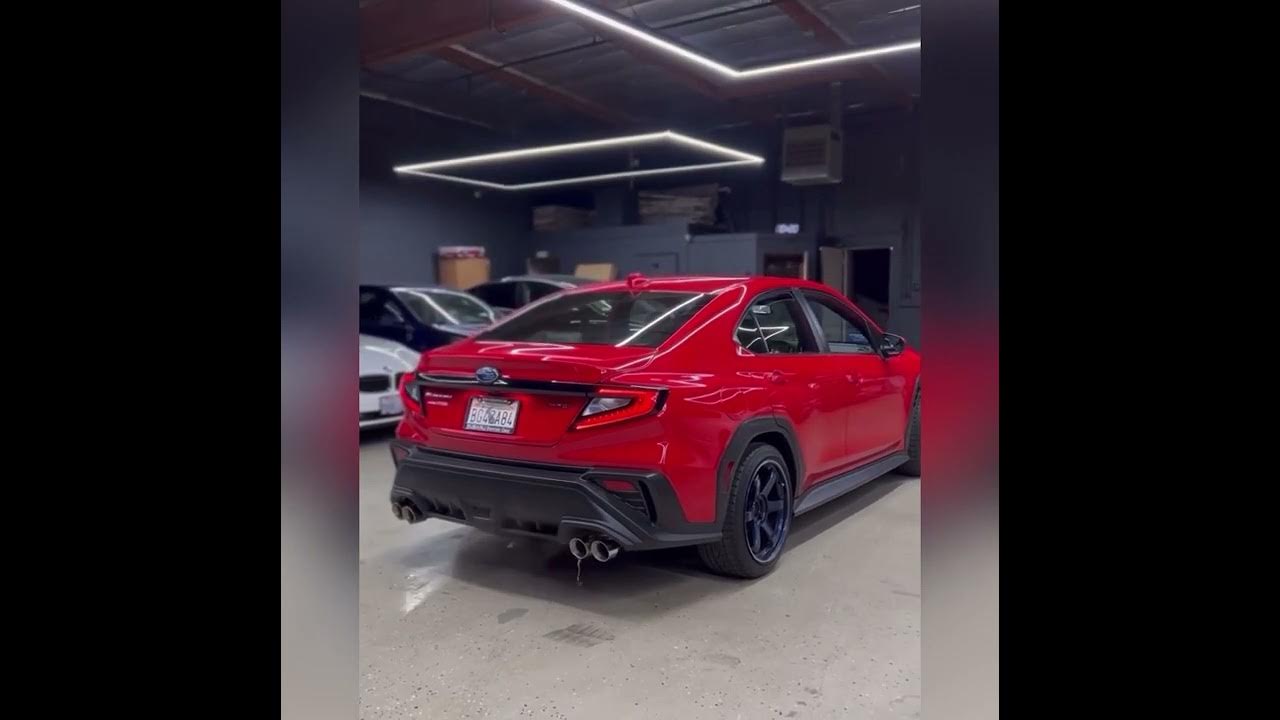 2022 WRX Exhaust Muffler Deletes Revs and FlyBy YouTube