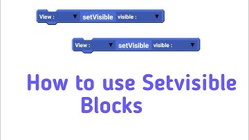 How to use setvisible Block in sketchware || change linear || Tutorial #7