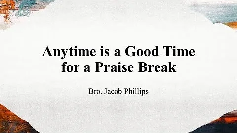 Sunday PM - 12.11.22 - Bro. Jacob Phillips -  "Any...