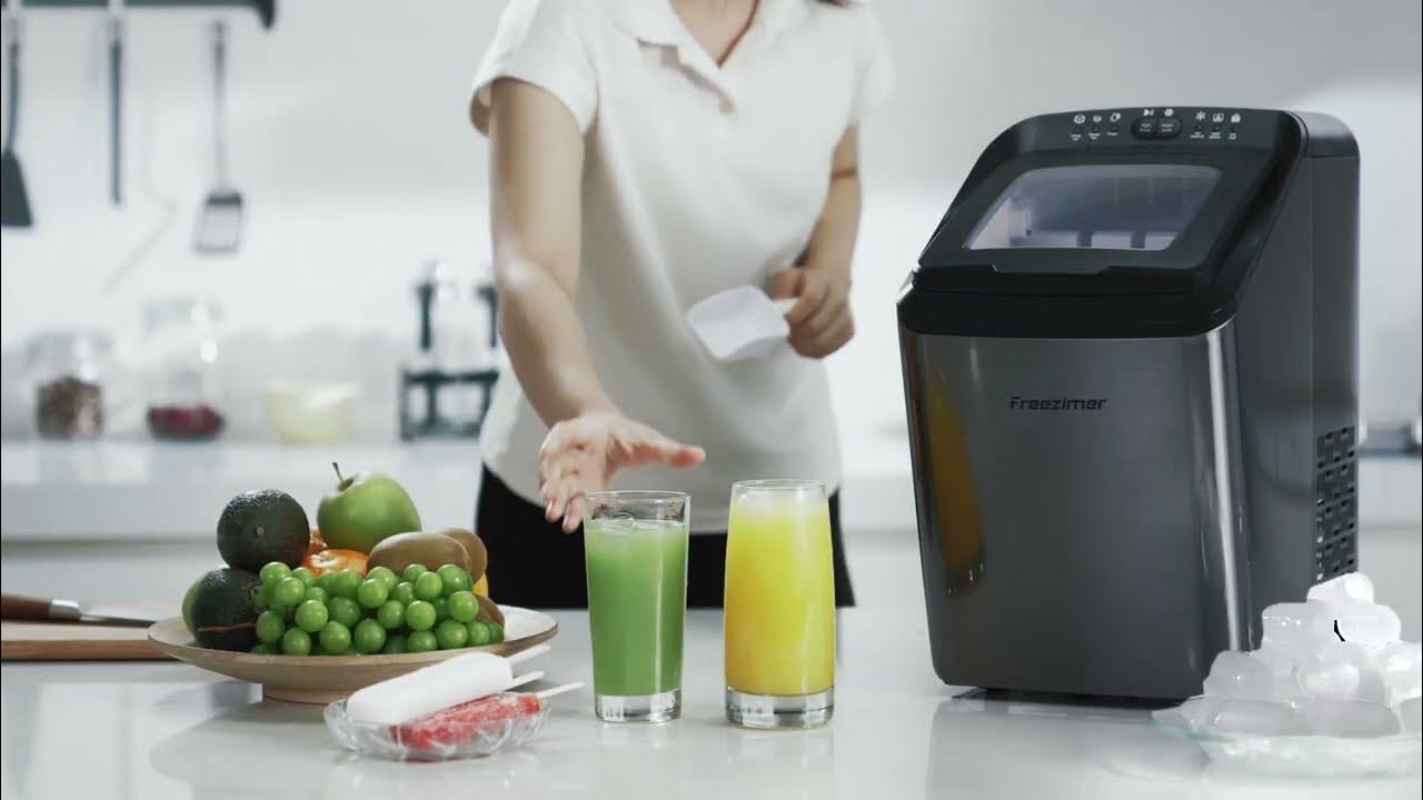 IM2200UL Countertop Ice Maker Machine in Stainless Steel by Freezimer