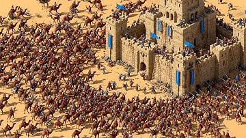 Playing the BEST Castle Siege Game EVER MADE in Stronghold Crusader