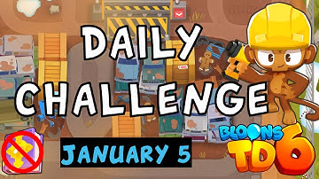 Bloons TD 6 Daily Challenge | Robots | No Hero No MK No Powers | January 5 2023