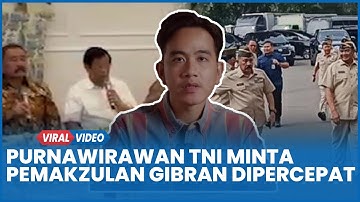 Forum Purnawirawan TNI Surati MPR-DPR, Minta Pemakzulan Gibran Dipercepat