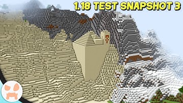 NEW BIOME, More Villages, + More! | Minecraft 1.18 Experimental Snapshot 3
