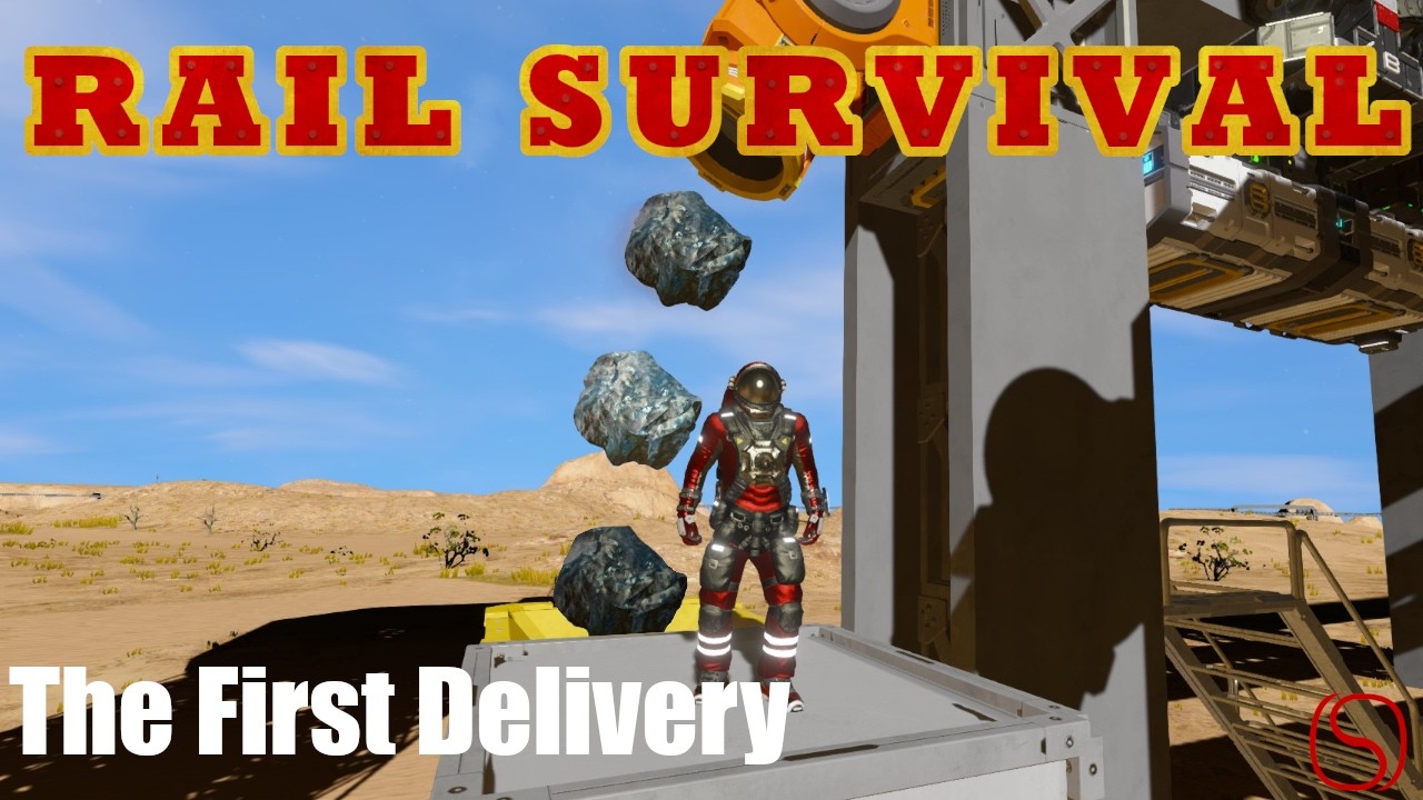 Chasing Magnesium Waterfalls - Rail Survival EP 20 - A Space Engineers ...