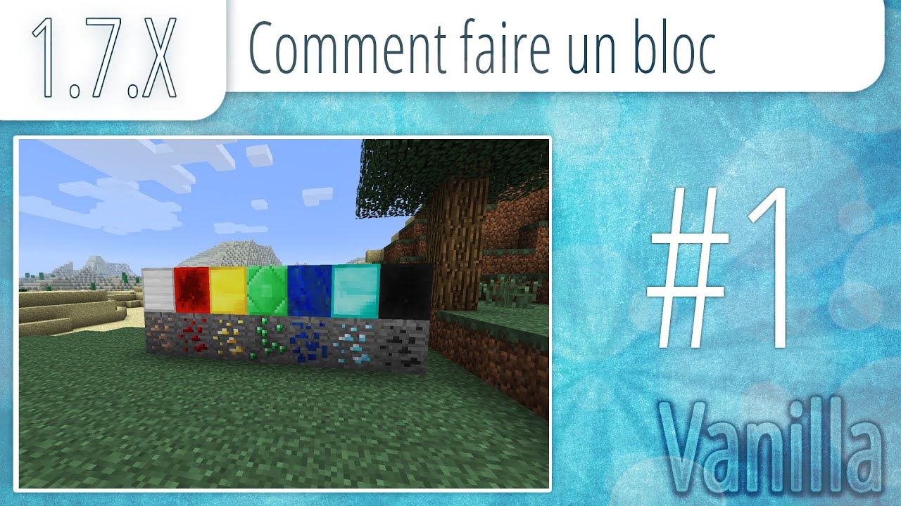 Modding minecraft 1.7.10: Créer un block - YouTube