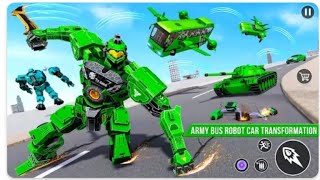 Army Bus Robot Car Game 3d/Army Bus Robot Transform Wars Mod Apk screenshot 5