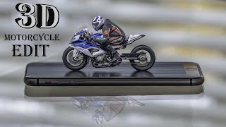 Photoshop Tutorial: How to Make a 3D, Pop-Out Motorcycle Photo Effect screenshot 2