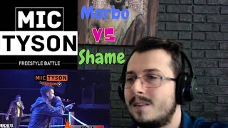 Reazione MORBO vs SHAME - Mic Tyson 2019 (Ottavi di Finale, Turno 2) | Freestyle Battle REACTION