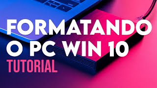 COMO FORMATAR O COMPUTADOR COM O PENDRIVE #formatação #windows10