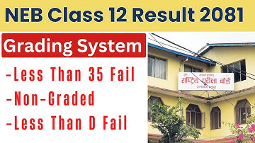 NEB Class 12 New Grading System Explain | Pass Marks in Class 12 | NEB Class 12 Result 2081