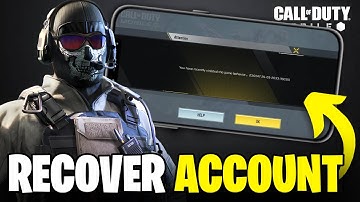 How To Recover Lost COD Mobile Account (Facebook, Guest, Activision, Google)