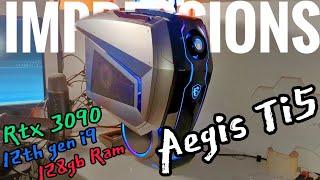 @MSIGamingOfficial  INSANE MSI MEG Aegis Ti5 Gaming PC  w/ i9 12900K & RTX 3090 | First Impressions