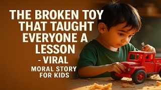 The Broken Toy That Taught Everyone a Lesson | Viral Moral Story for Kids #Kindness #LearnEnglish