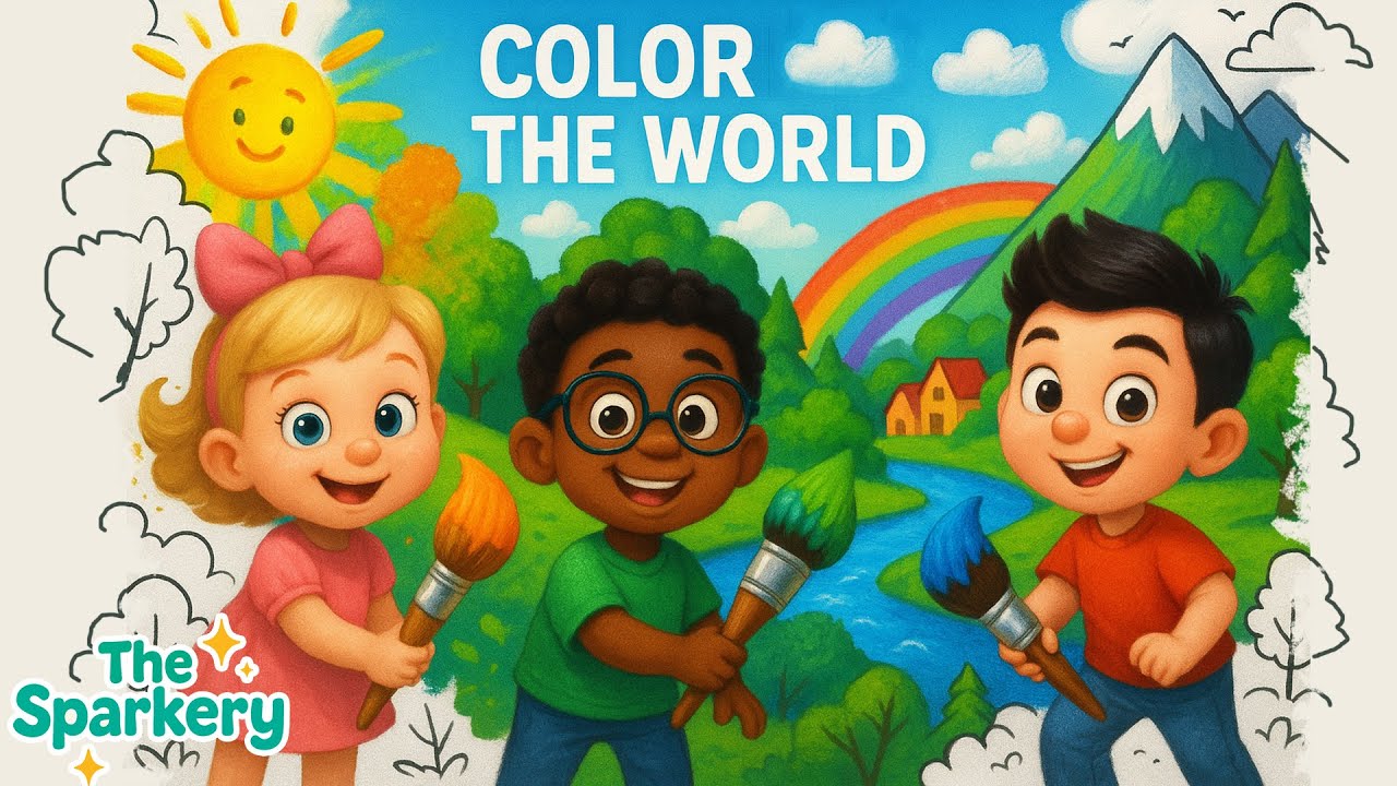 Color the World | Learn Colors Song for Kids | Fun Nursery Rhymes - YouTube