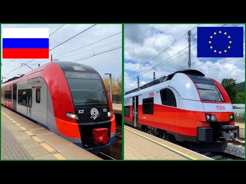 Сравниваем европейскую и российскую Ласточки. У кого поезд современнее?