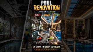 OLD POOL → LUXURY POOL RENOVATION 😱✨
