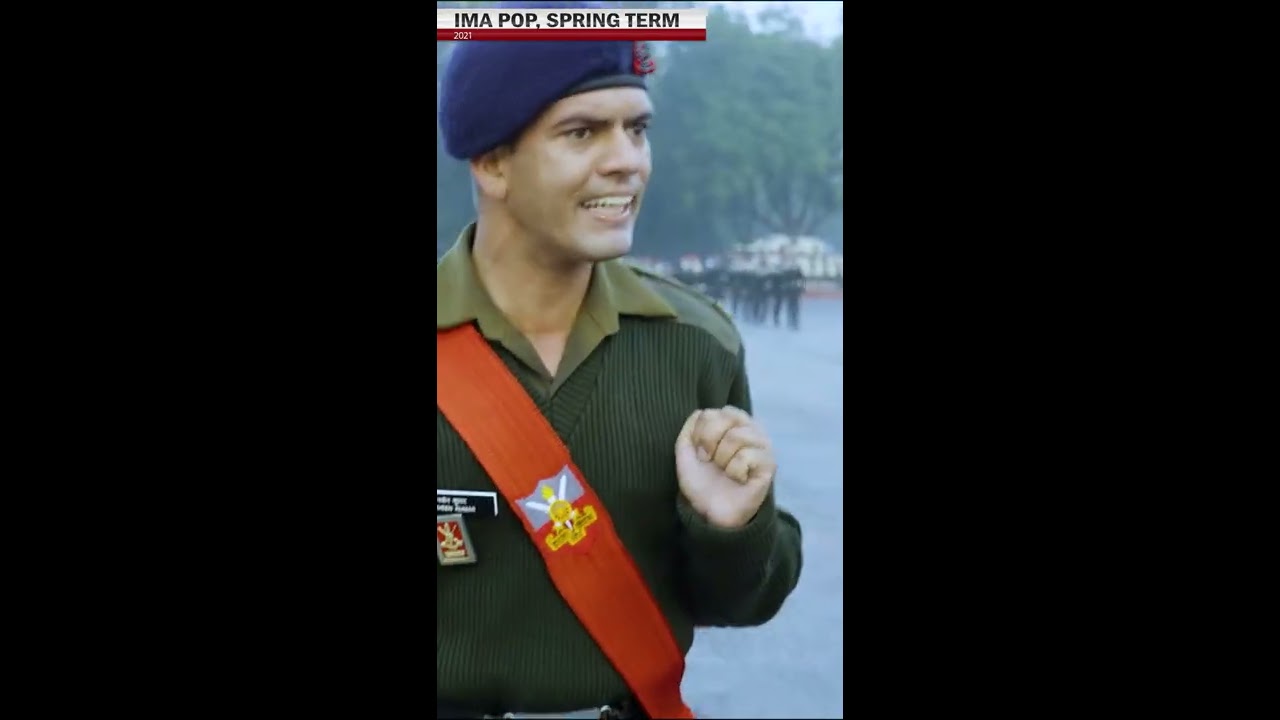 Salute To Indian Army Pride Of Our Nation IMA Cadets At POP SPRING TERM 2021