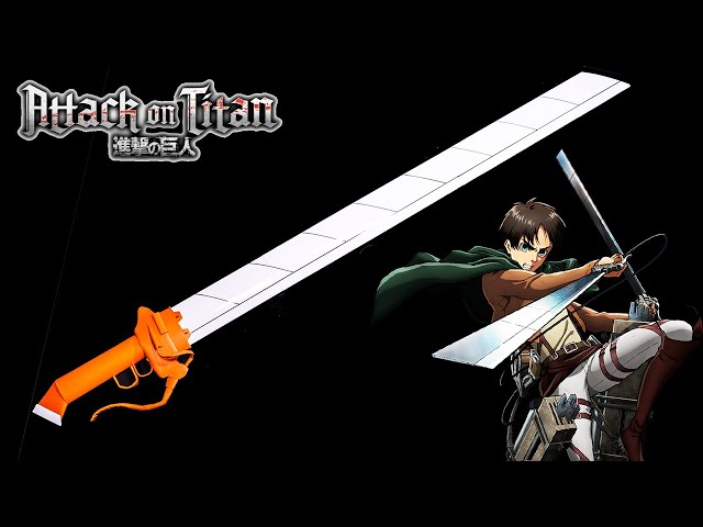 Attrack on Titan Sword || How to make Paper Sword class=