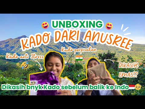 UNBOXING HADIAH DARI ANUSREE🇮🇳SURPRISE BIKIN NGAKAK😂SAMPAI JUMPA DI INDONESIA🇮🇩