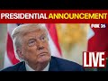 Oval Office announcement