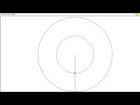 Create a elliptical circle using python (turtle)