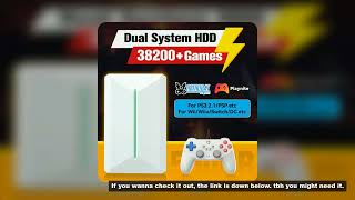 Retrobat?Playnite System HDD Retro Game Console for PS3/PS2/WIIU/WII/Switch/MAME 50+Emulators 38293