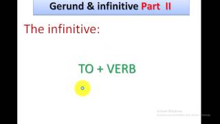 الانجليزية بالدارجة ''Bac 2017'' الدرس 2: Gerund and infinitive (الجزء التاني )