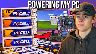 How Many AA Batteries Does it Take to Power A PC Setup?
