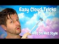 EASY How To Paint Clouds Perfect Every Time - Wet On Wet Style!