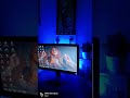 computer setup with RGB LED LIGHT 😂 wow it's amezing setup rgb light kaise setup kare #viralshorts