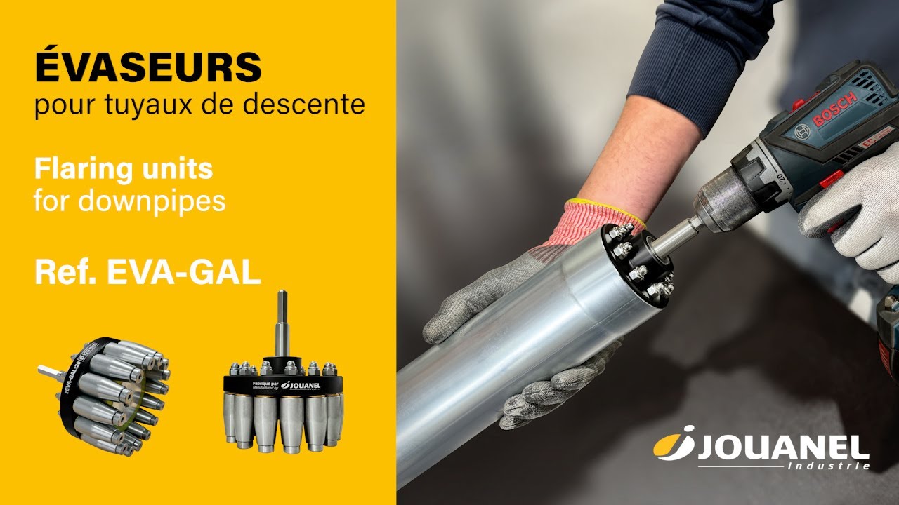 Évaseurs pour tuyaux de descente EVA-GAL (FR-EN) - JOUANEL