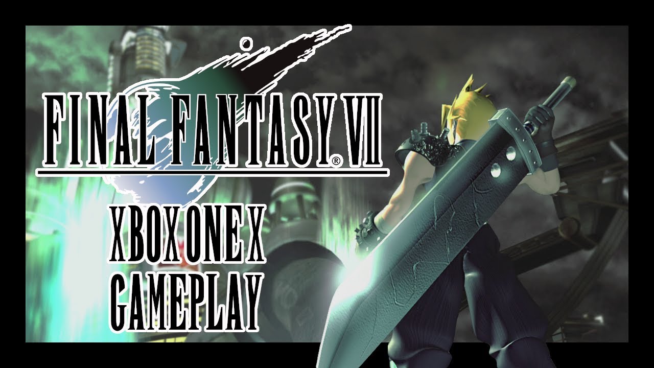 Final Fantasy VII Xbox One X Gameplay 